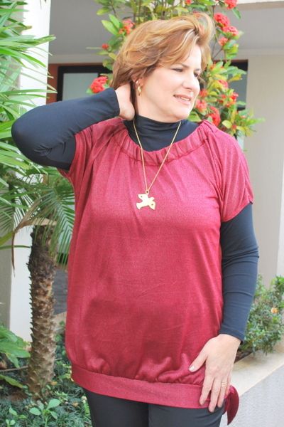 linda blusa em viscolycra